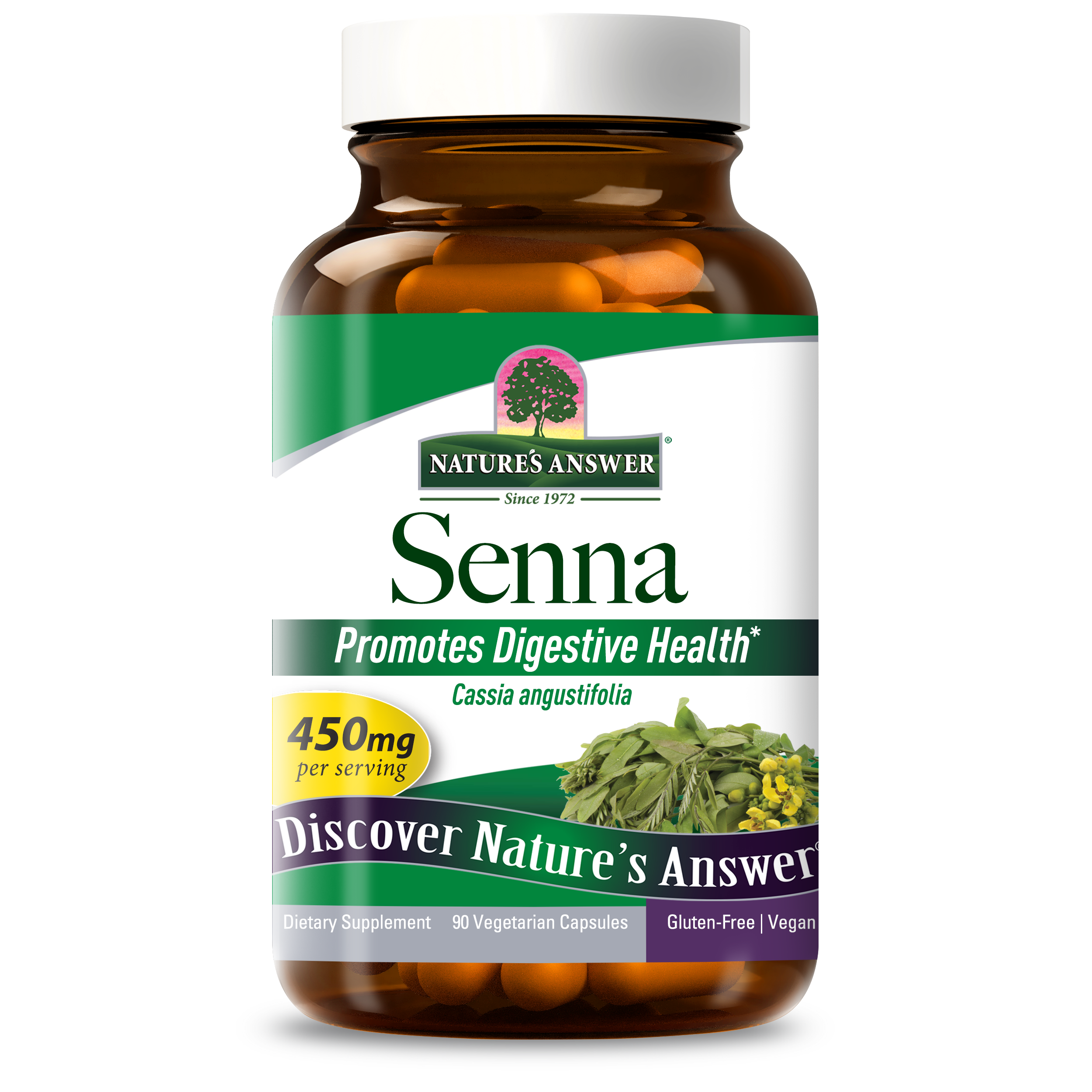 Senna Leaves - Veggie Capsules