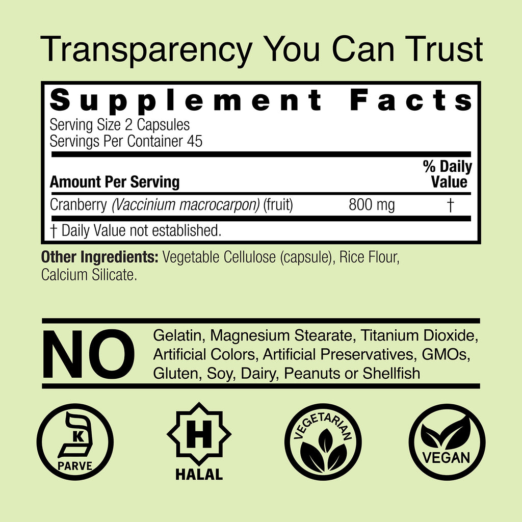 Cranberry - Veggie Capsules