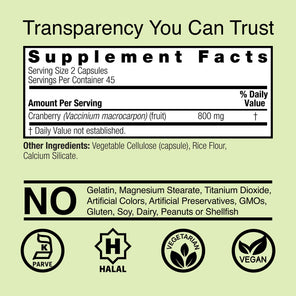 Cranberry - Veggie Capsules