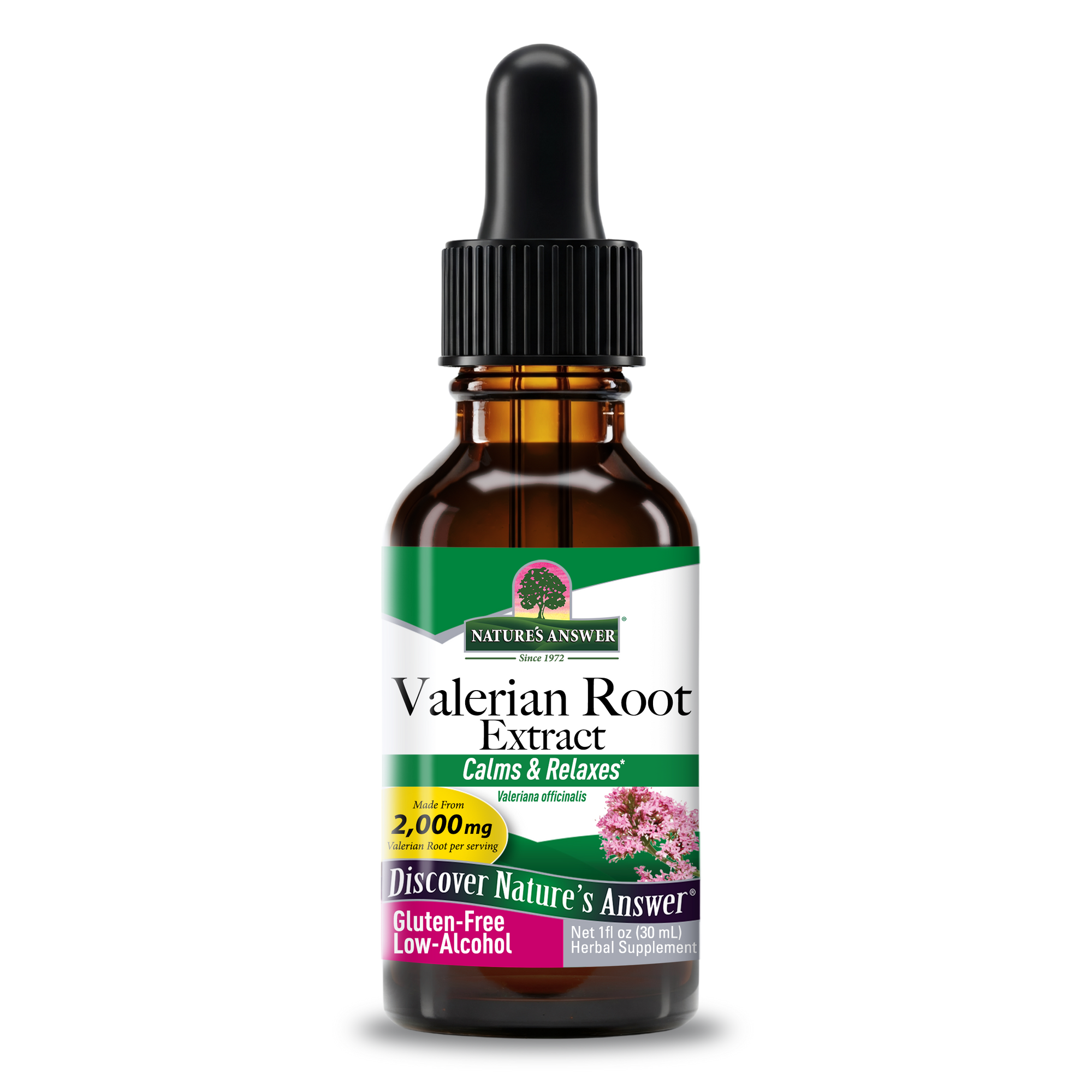 Valerian Root low alcohol | Easily identified by the pungent aroma released Nature's Answer Valerian Root low alcohol | Easily identified by the pungent aroma released Nature's Answer