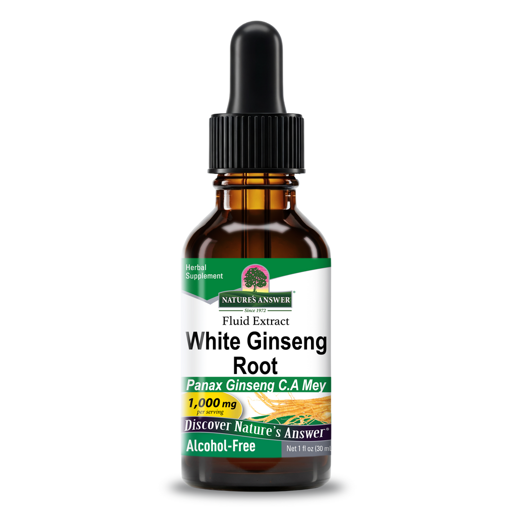 White Ginseng Extract - Alcohol Free Liquid