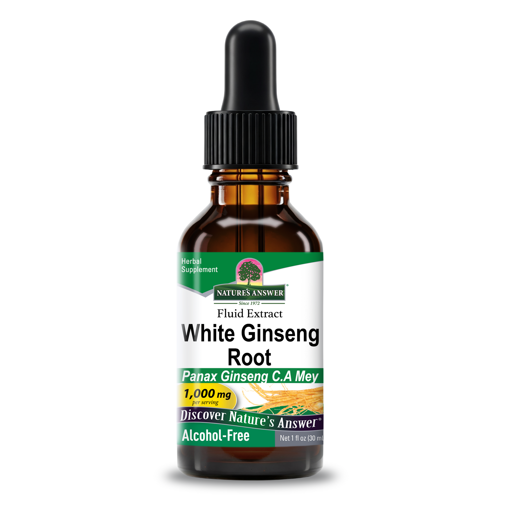 White Ginseng Extract - Alcohol Free Liquid