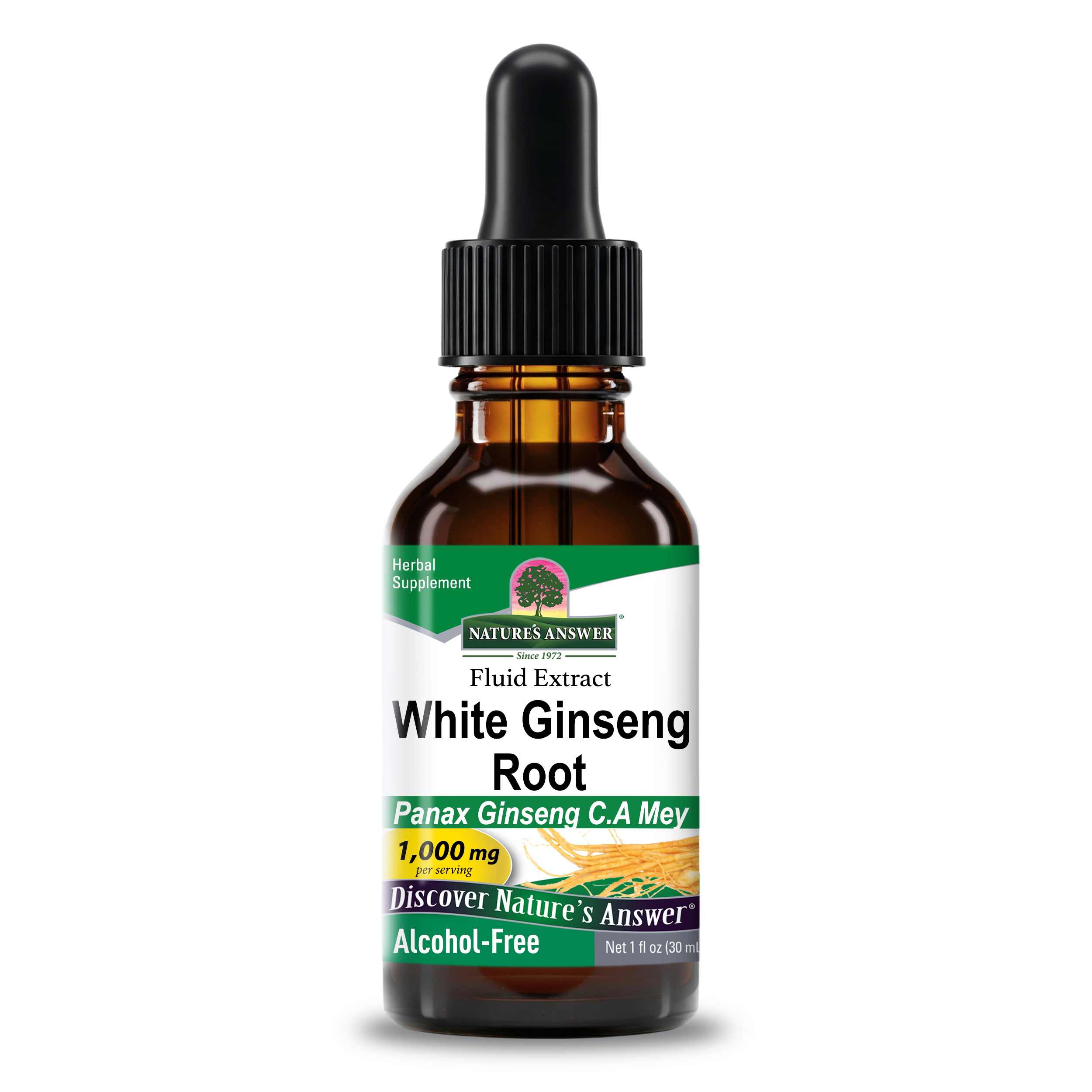 White Ginseng Extract - Alcohol Free Liquid