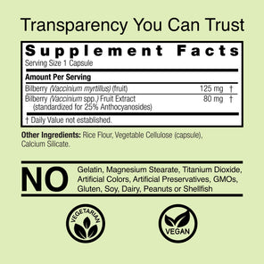 Bilberry - Veggie Capsules