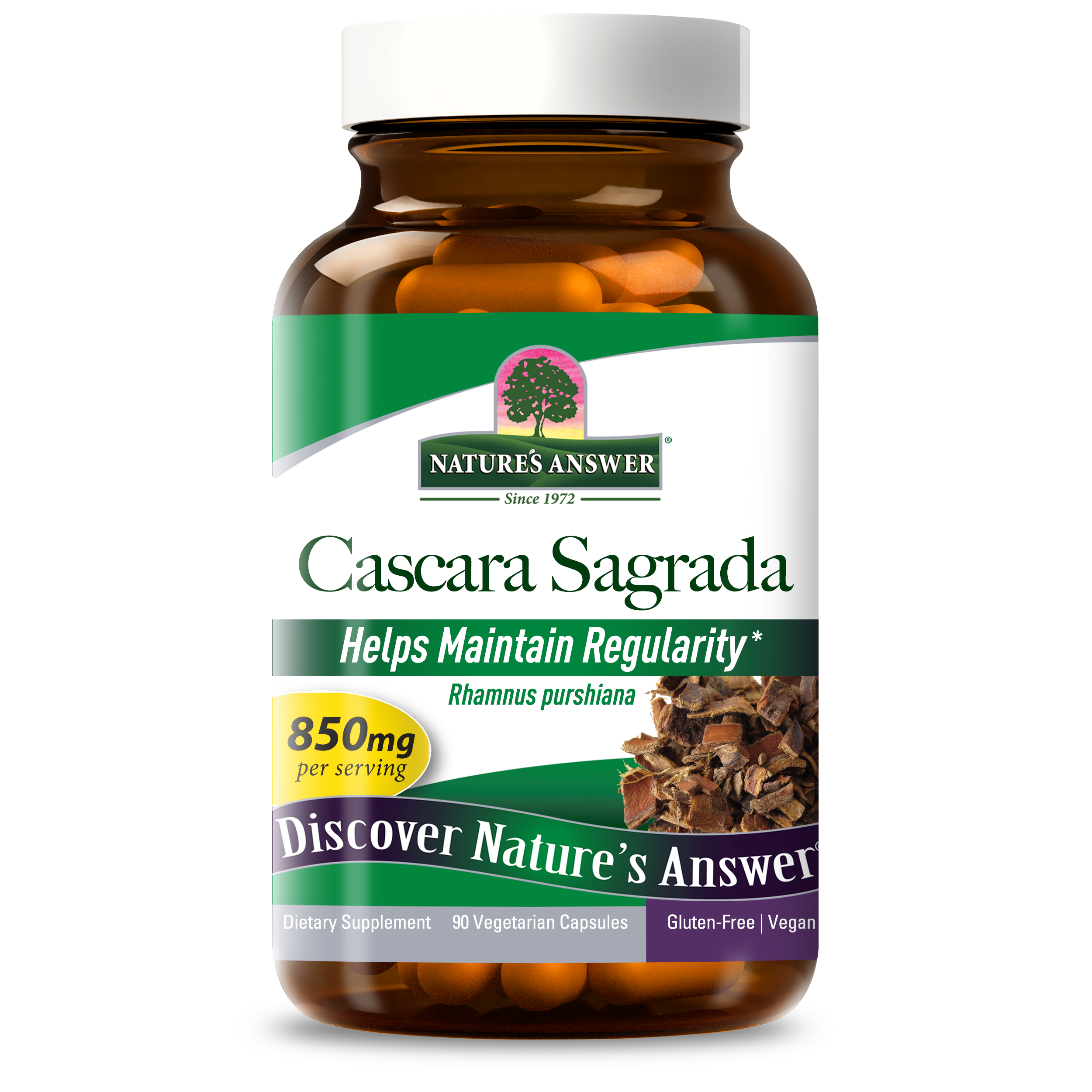 Cascara Sagrada Bark - Veggie Capsules