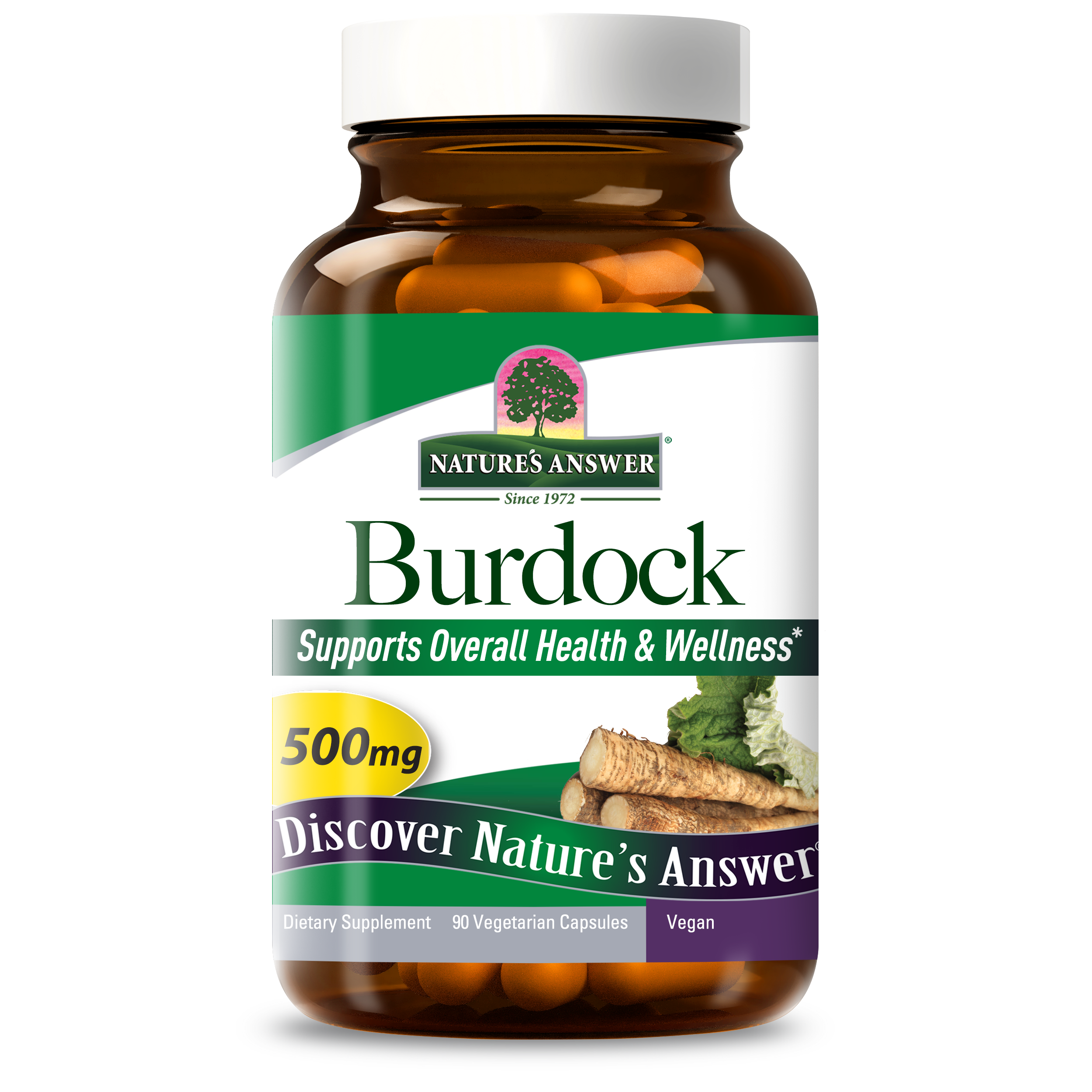 Burdock Root - Veggie Capsules
