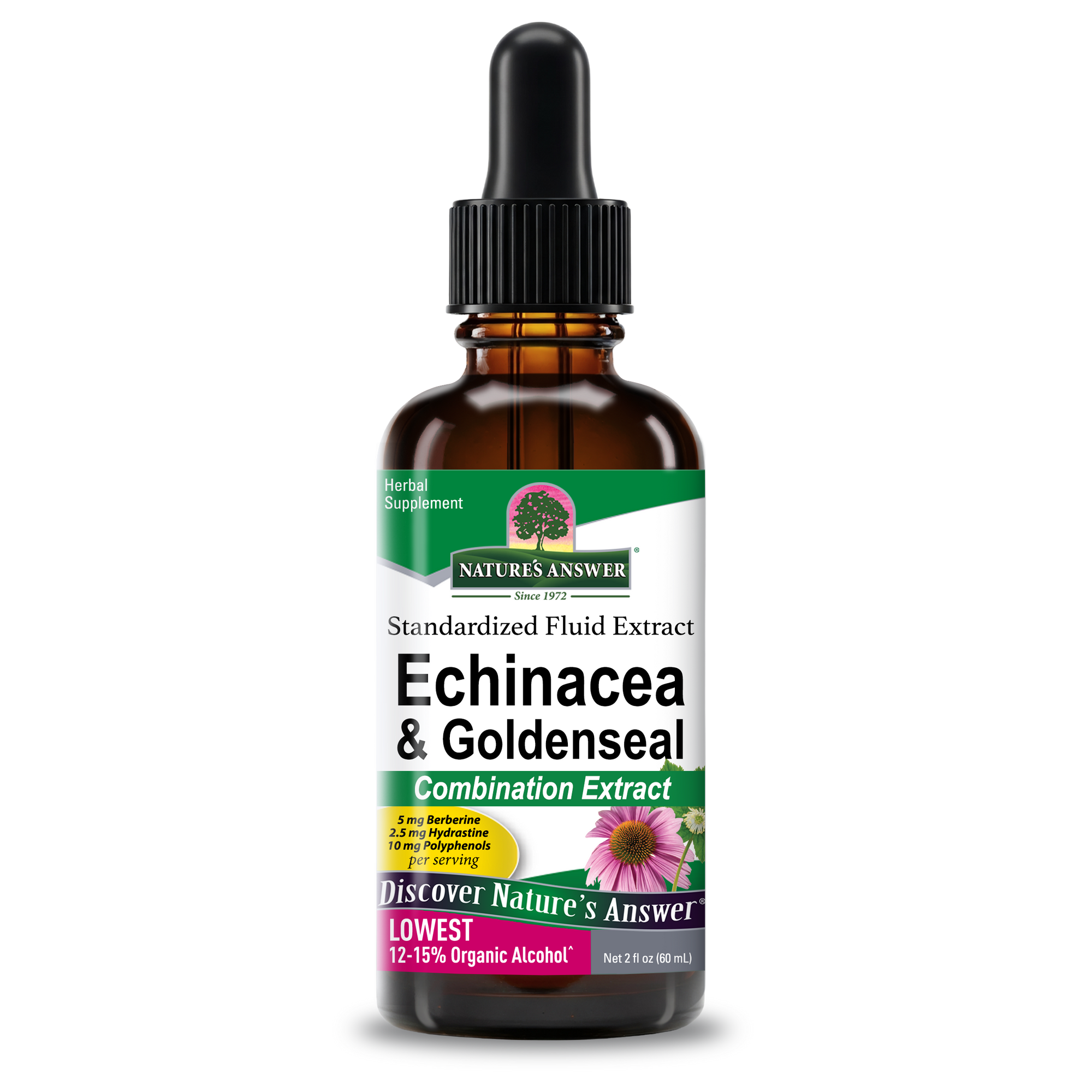 Echinacea & Goldenseal Extract - Low Alcohol Liquid