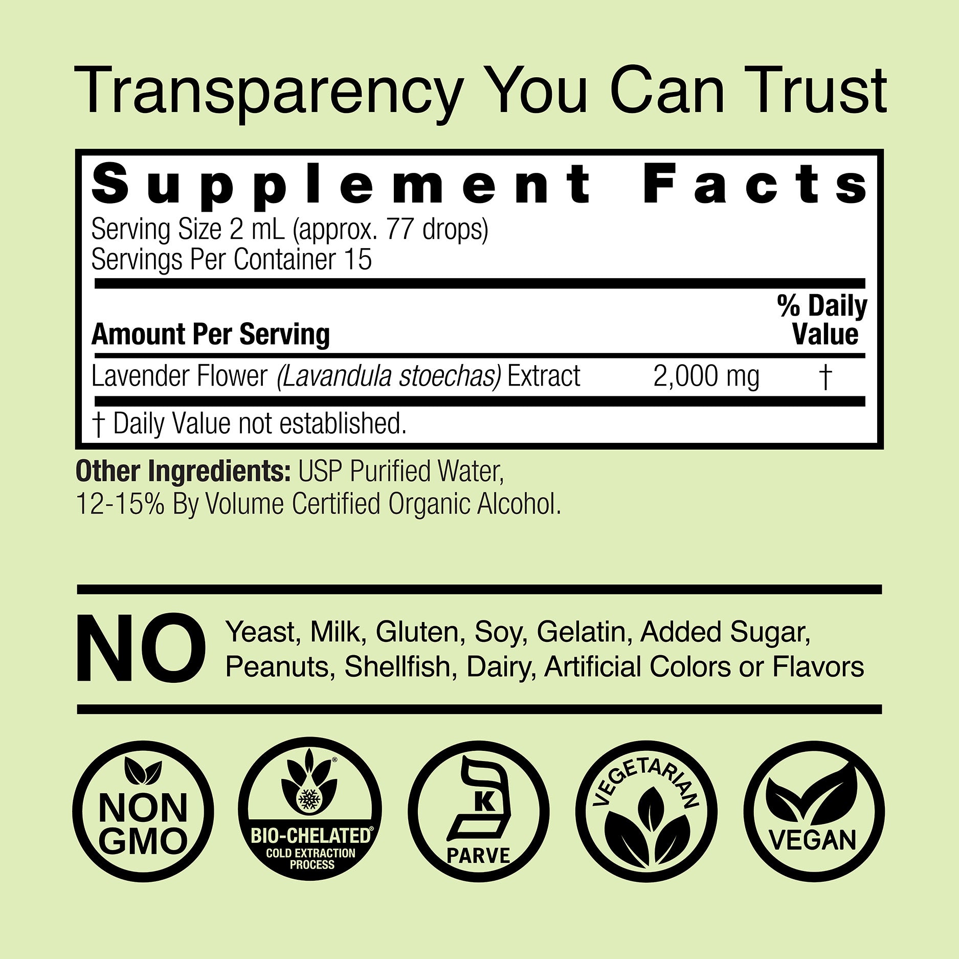 Lavender Extract - Low Alcohol Liquid