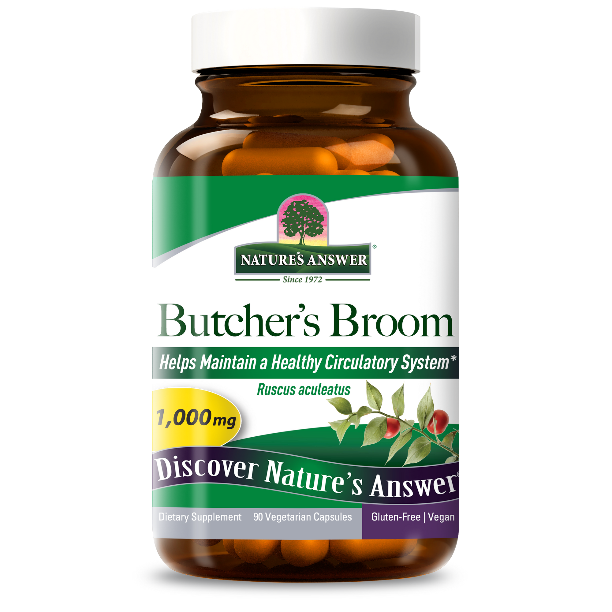 Butchers Broom Root - Veggie Capsules