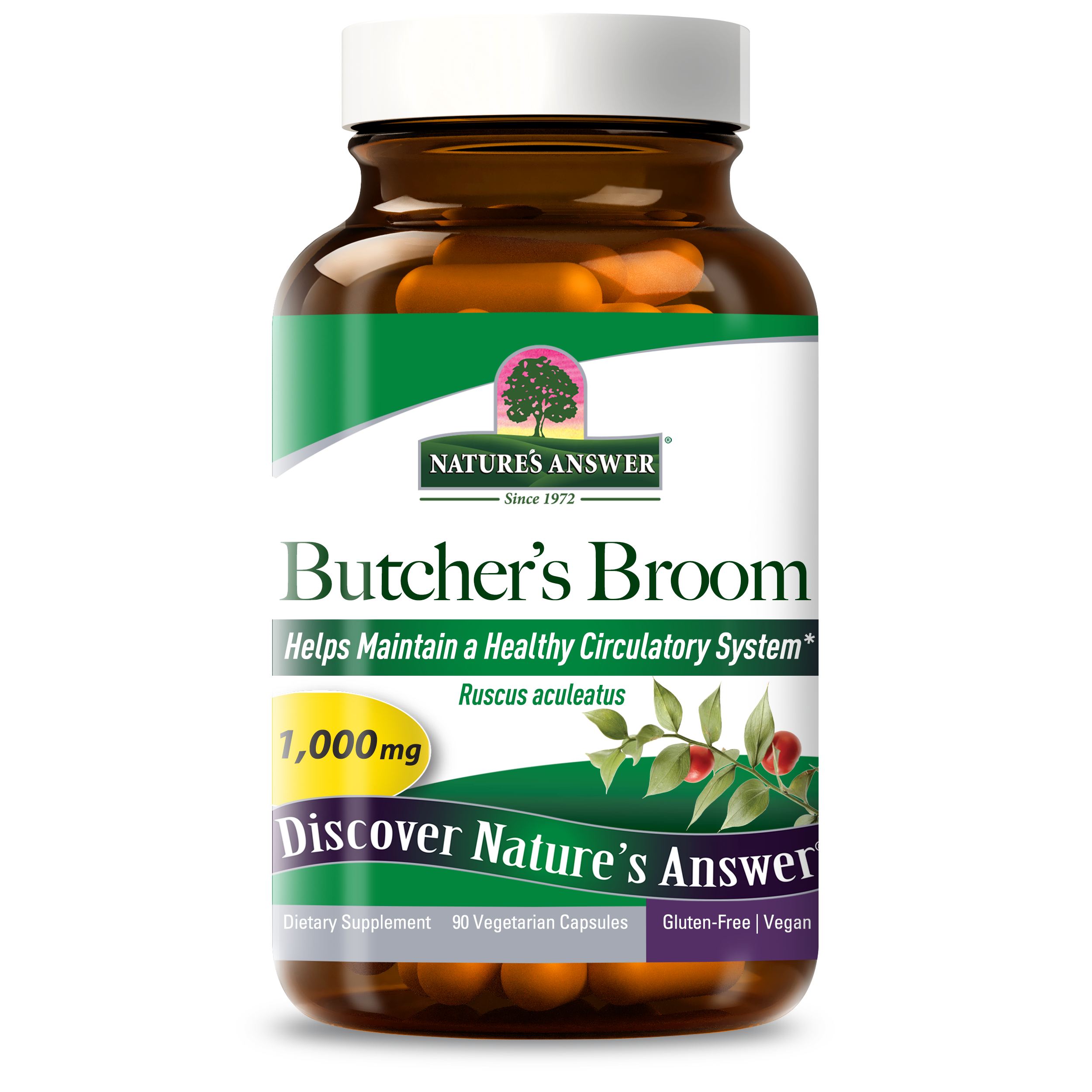 Butchers Broom Root - Veggie Capsules