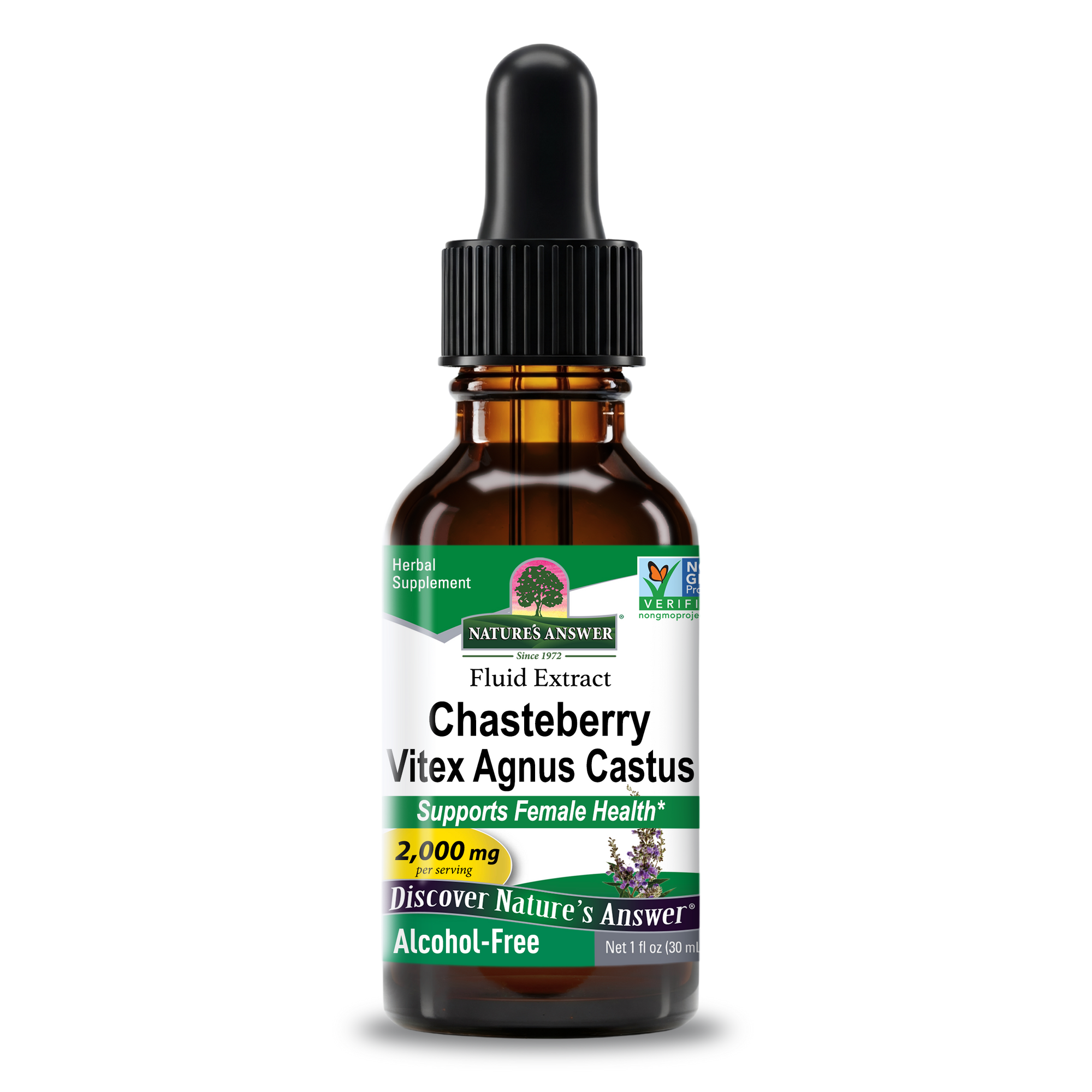 Chasteberry Vitex Agnus Castus - Alcohol Free Liquid