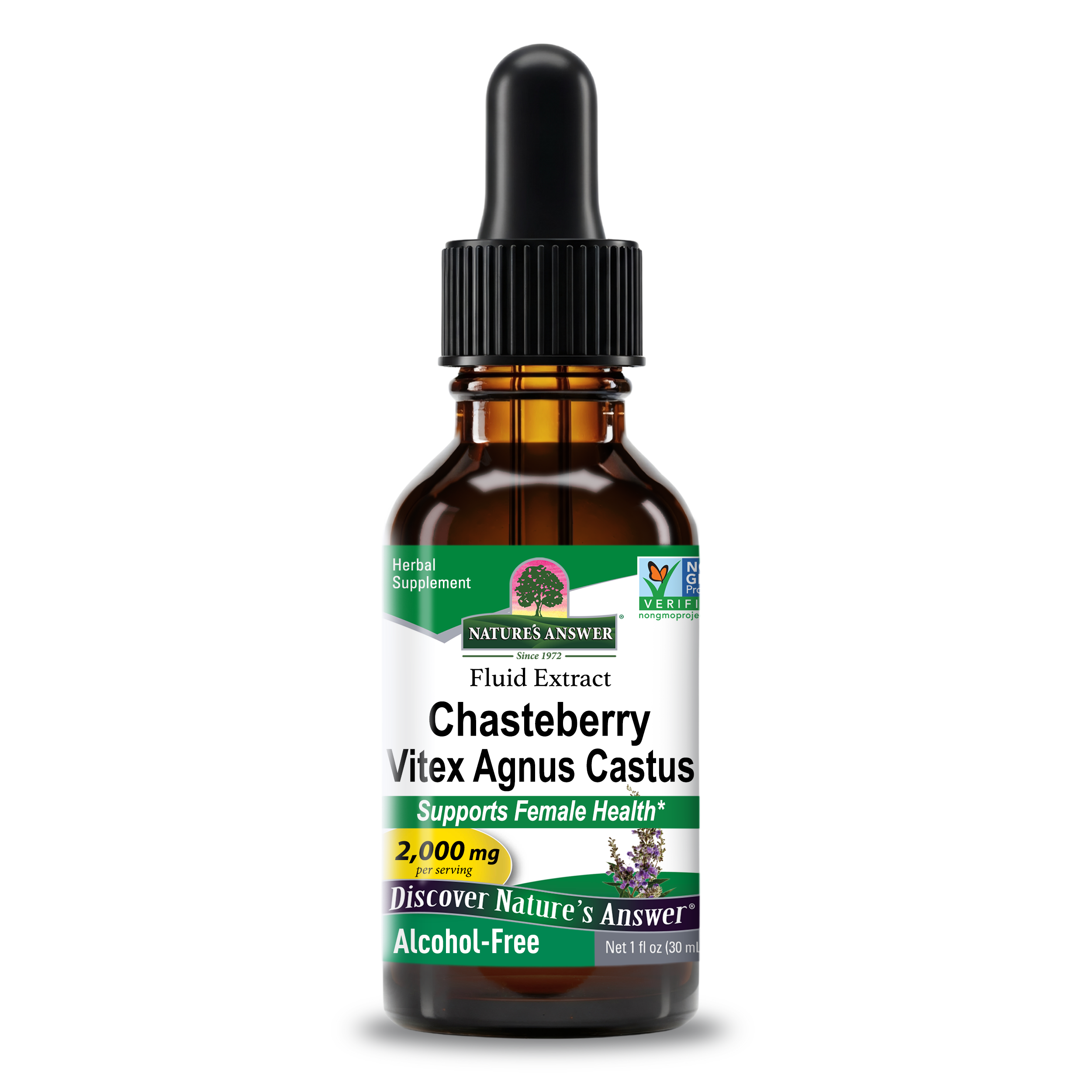Chasteberry Vitex Agnus Castus - Alcohol Free Liquid