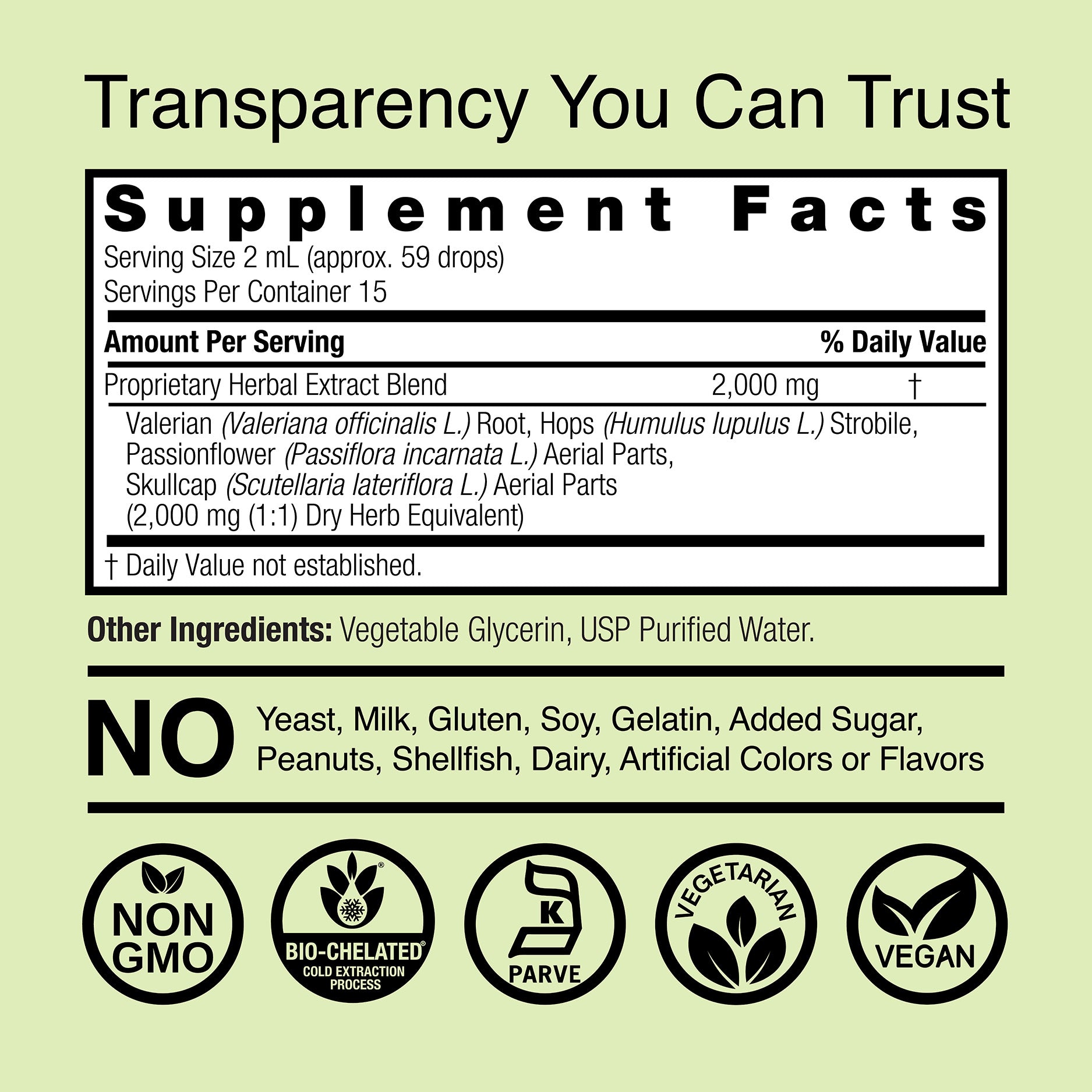 Slumber Herbal Blend - Alcohol Free Liquid