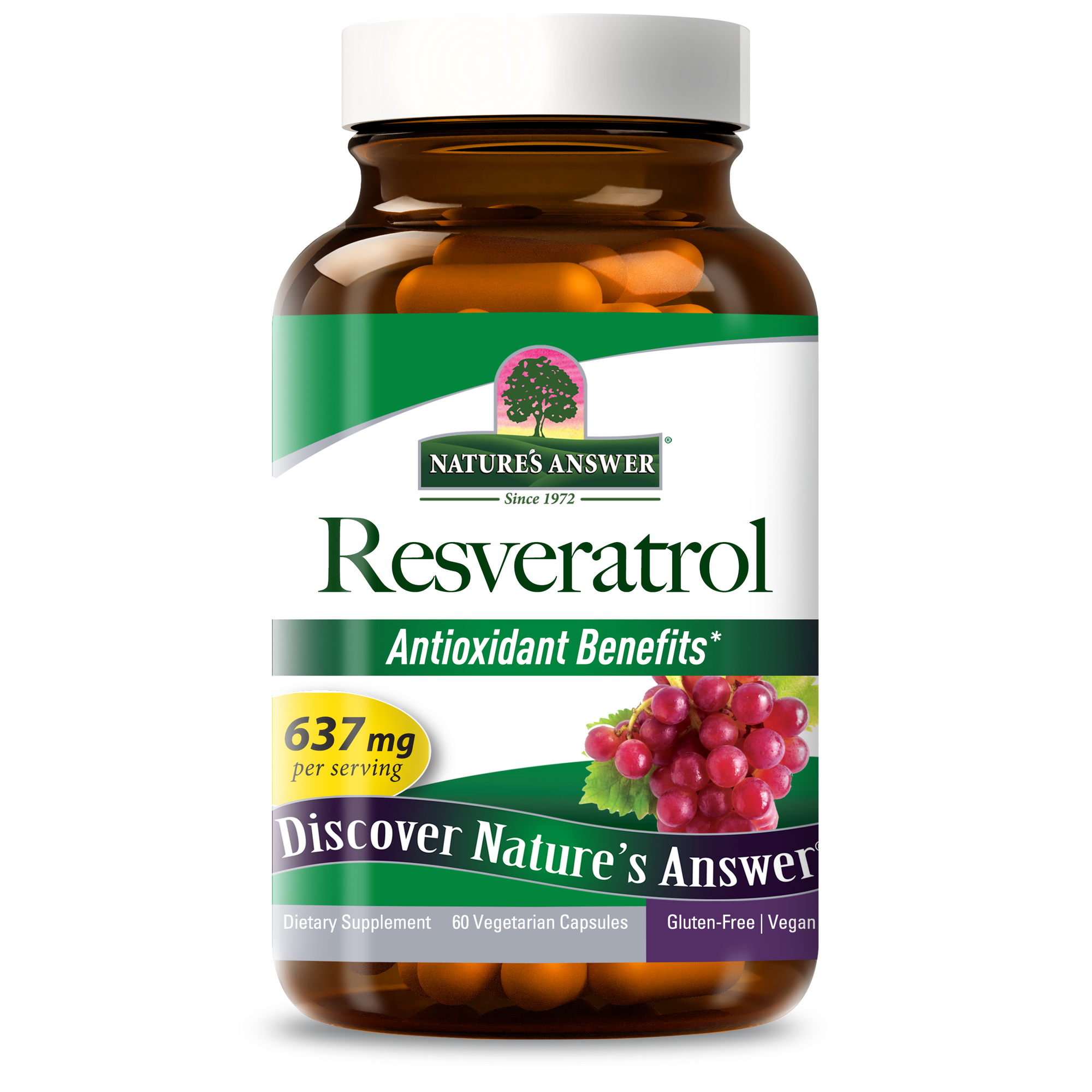 Resveratrol 250mg - Veggie Capsules