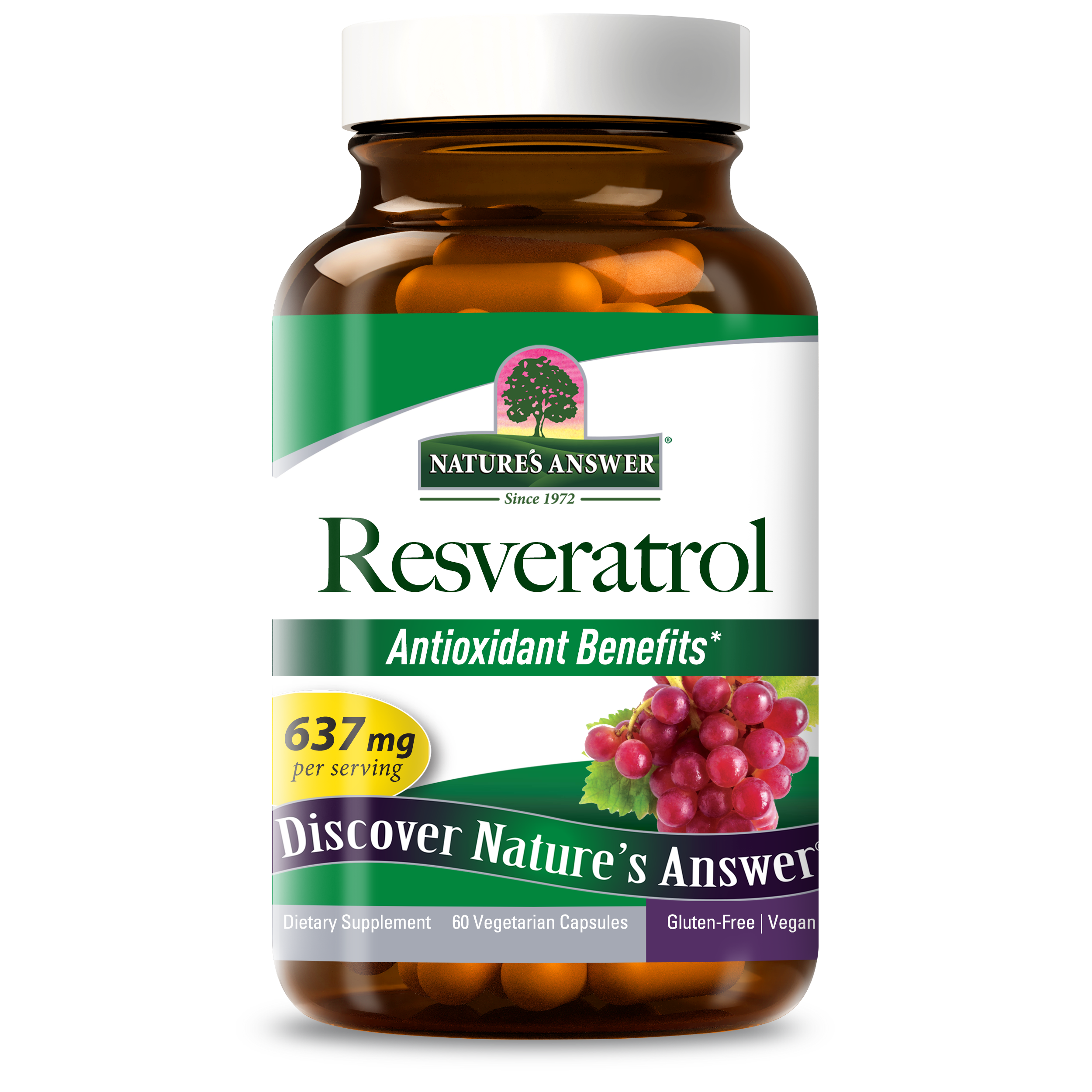 Resveratrol 250mg - Veggie Capsules