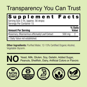 Rosemary Extract - Low Alcohol Liquid