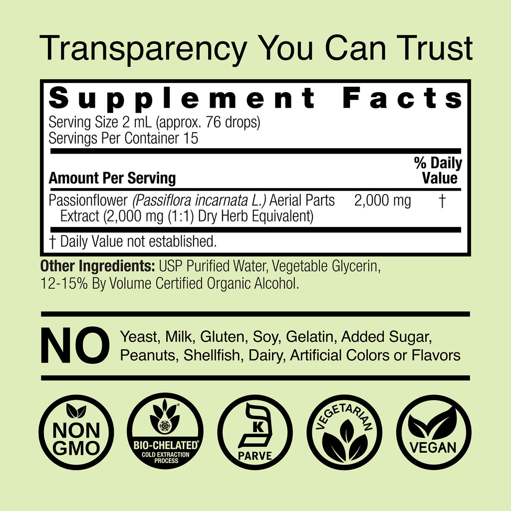 Passionflower Extract - Low Alcohol Liquid