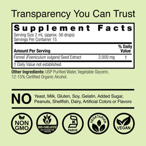 Fennel Extract - Low Alcohol Liquid