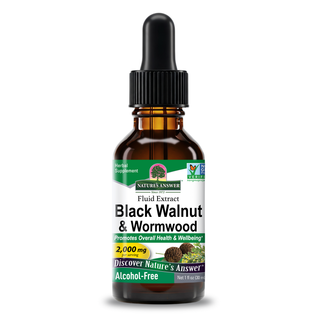 Black Walnut & Wormwood Extract - Alcohol Free Liquid