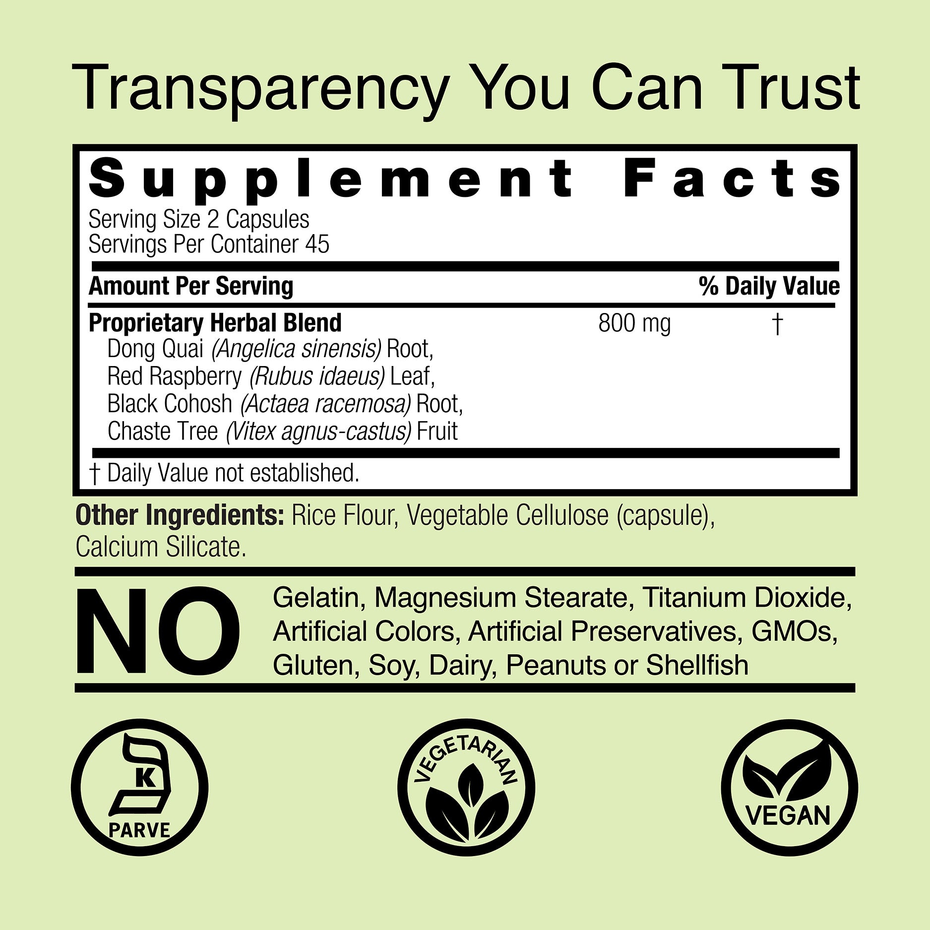 Female Complex - Veggie Capsules