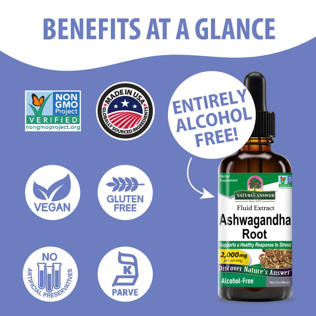 Ashwagandha Extract - Alcohol Free Liquid