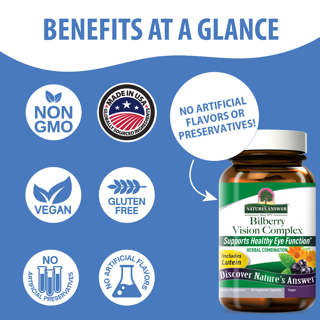 Bilberry Vision Complex - Veggie Capsules