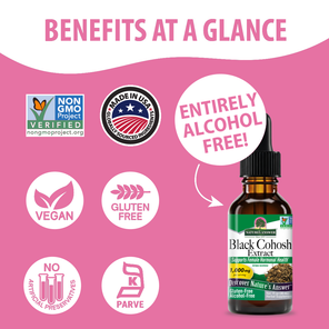 Black Cohosh Extract 1000 mg - Alcohol Free Liquid
