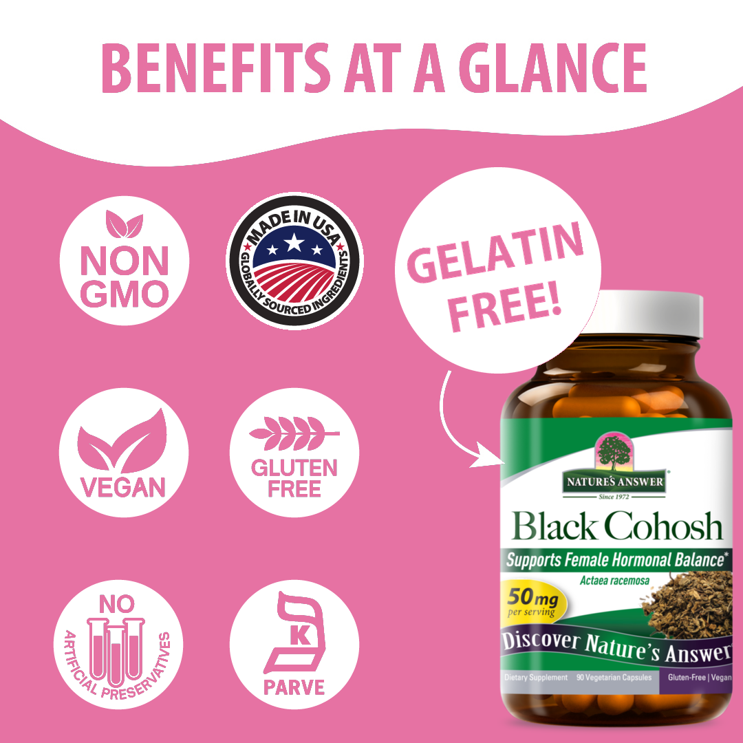 Black Cohosh Root - Veggie Capsules