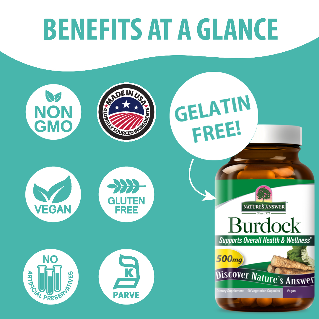 Burdock Root - Veggie Capsules