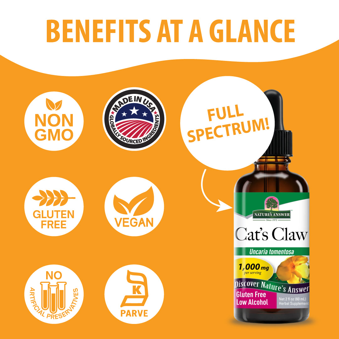 Cat's Claw Extract - Low Alcohol Liquid