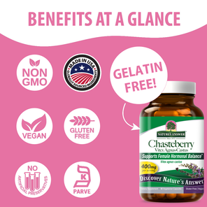 Chasteberry Vitex Agnus-Castus - Veggie Capsules