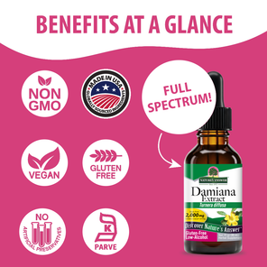 Damiana Extract - Low Alcohol Liquid