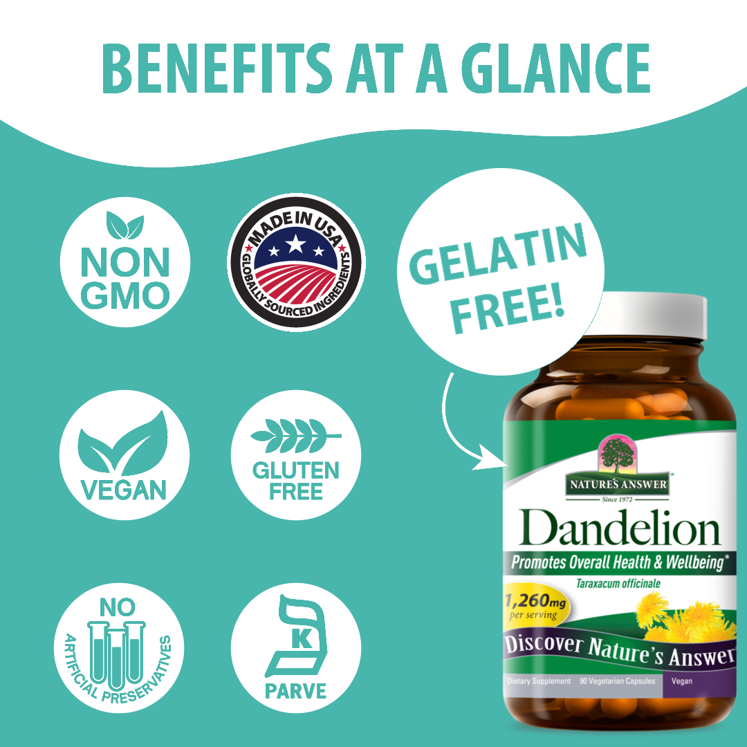 Dandelion Root - Veggie Capsules