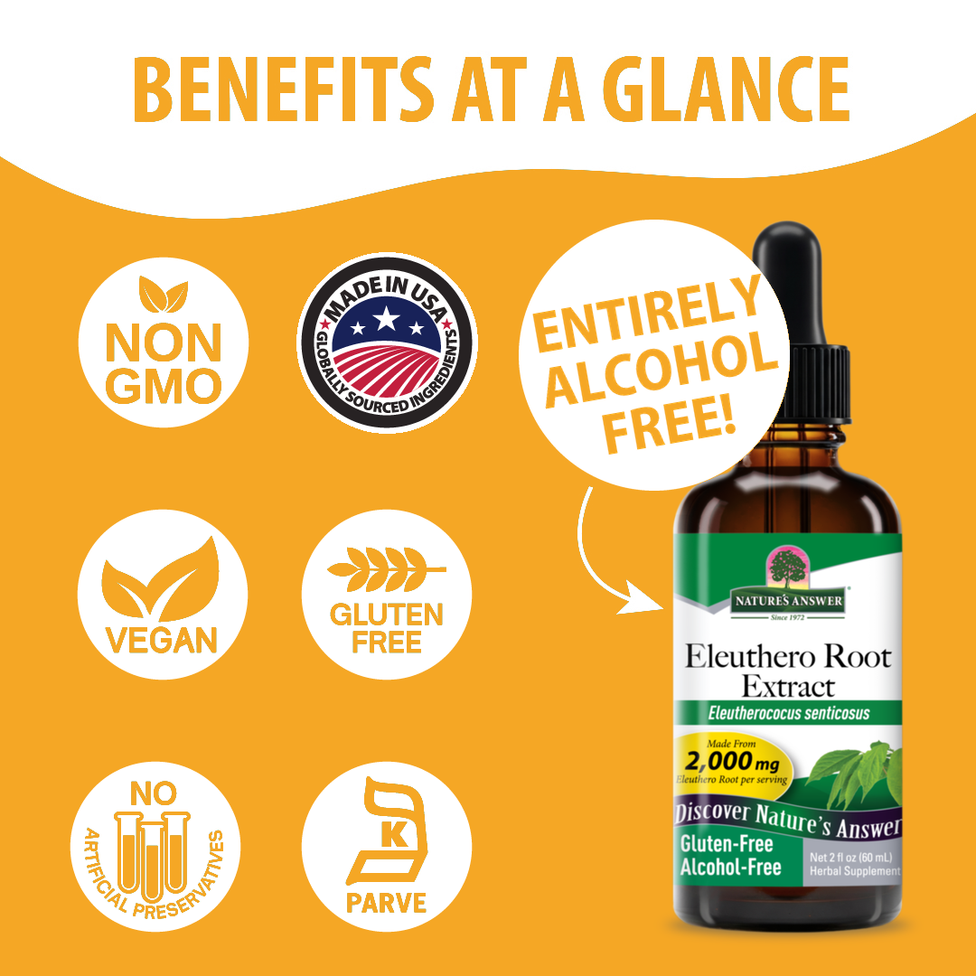 Eleuthero Extract - Alcohol Free Liquid