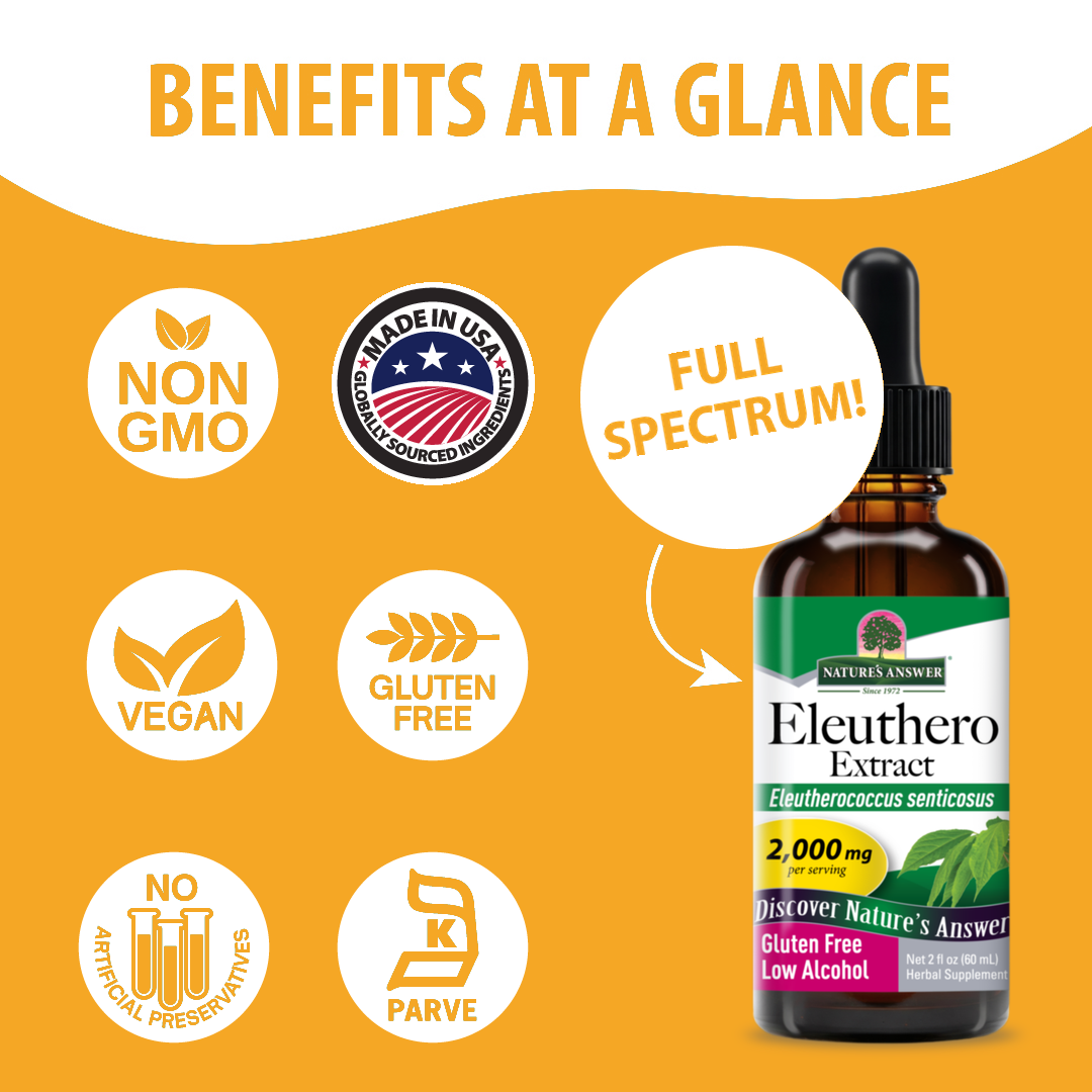 Eleuthero Extract - Low Alcohol Liquid
