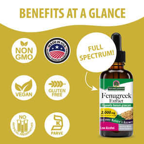 Fenugreek Extract - Low Alcohol Liquid