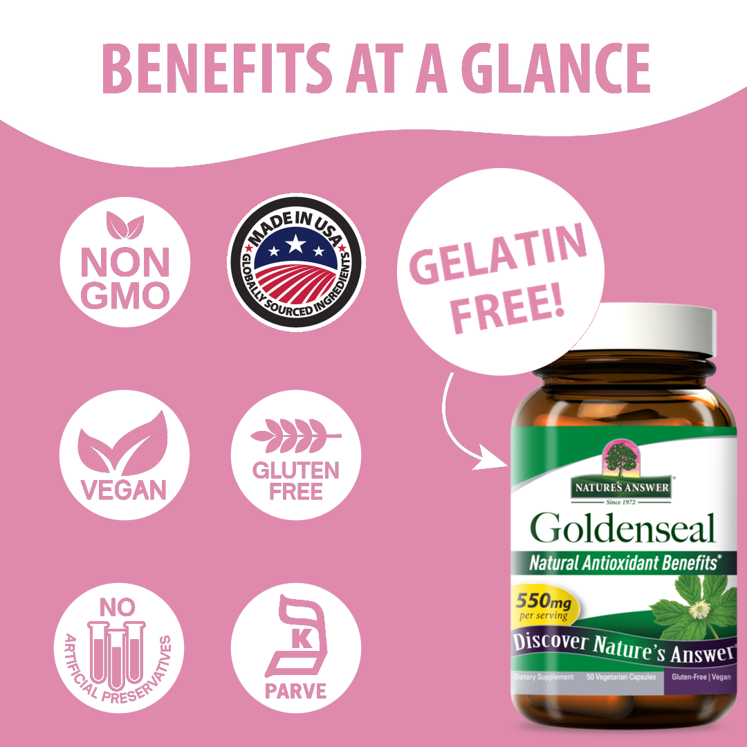 Goldenseal Root - Veggie Capsules