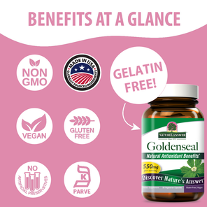 Goldenseal Root - Veggie Capsules
