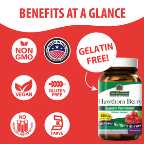 Hawthorn Berry - Veggie Capsules