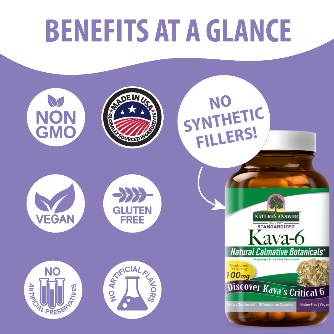 Kava-6 - Veggie Capsules