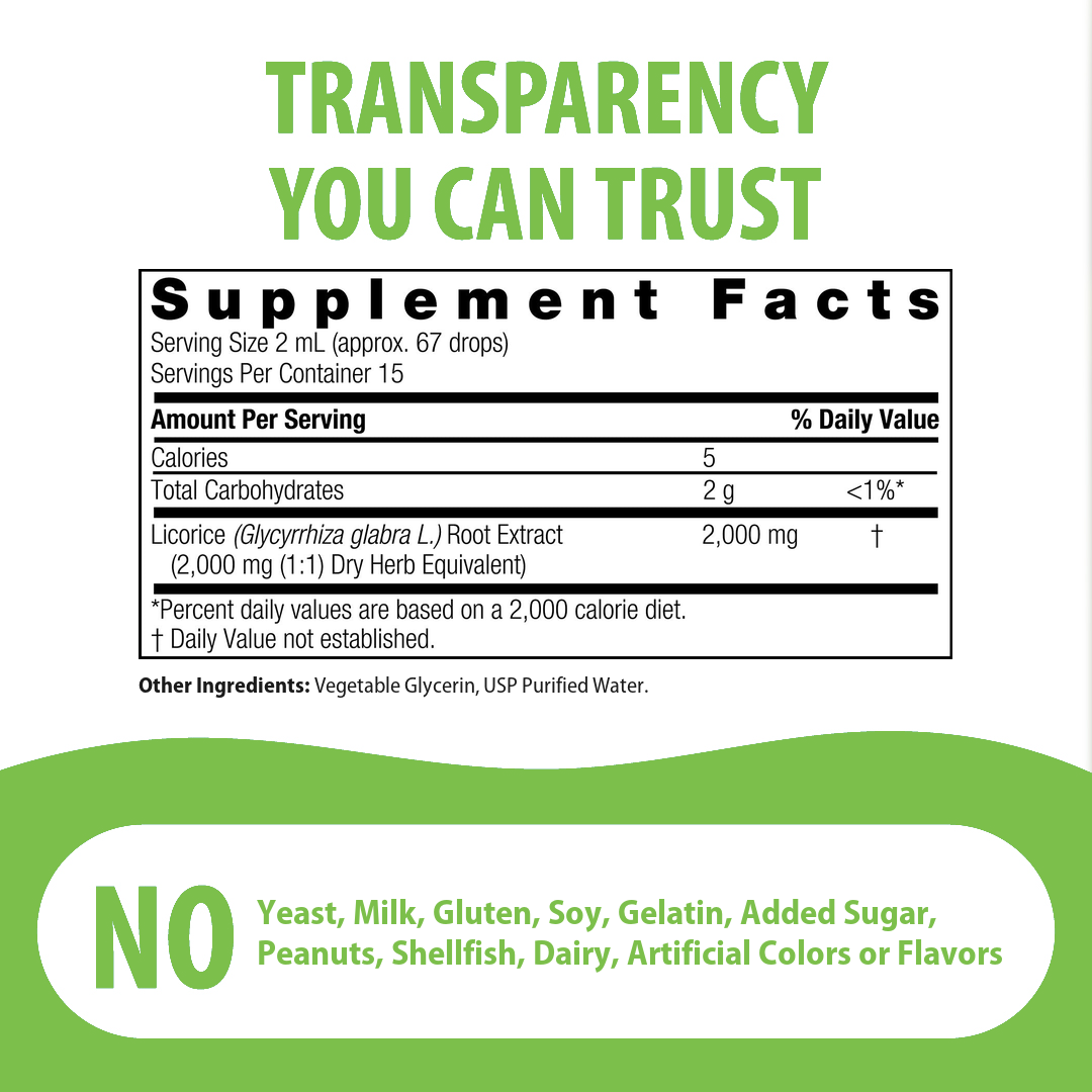 Licorice Extract - Alcohol Free Liquid