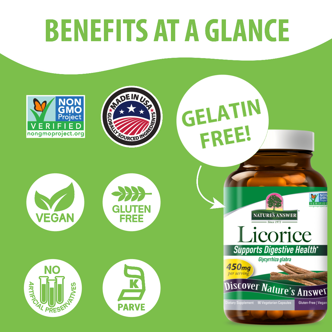 Licorice Root - Veggie Capsules