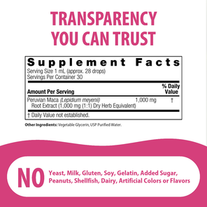 Maca Extract - Alcohol Free Liquid