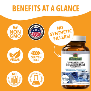 Magnesium Glycinate - Veggie Capsules