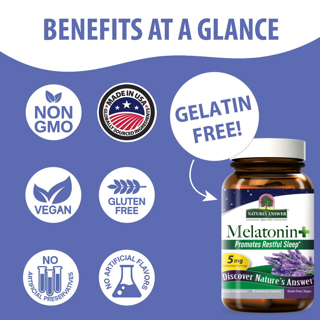 Melatonin Plus - Veggie Capsules