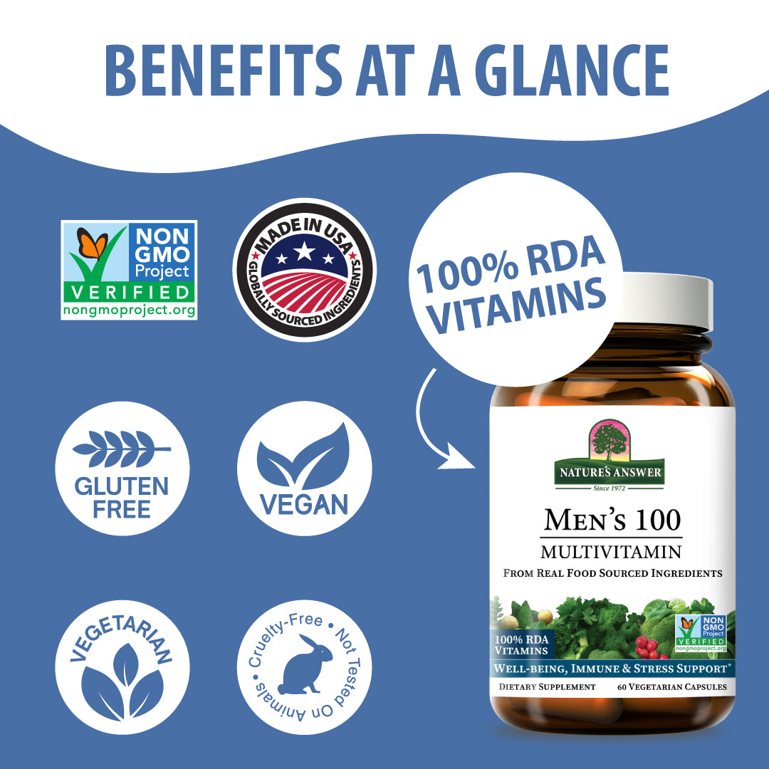 Men's 100 Multivitamin - Veggie Capsules