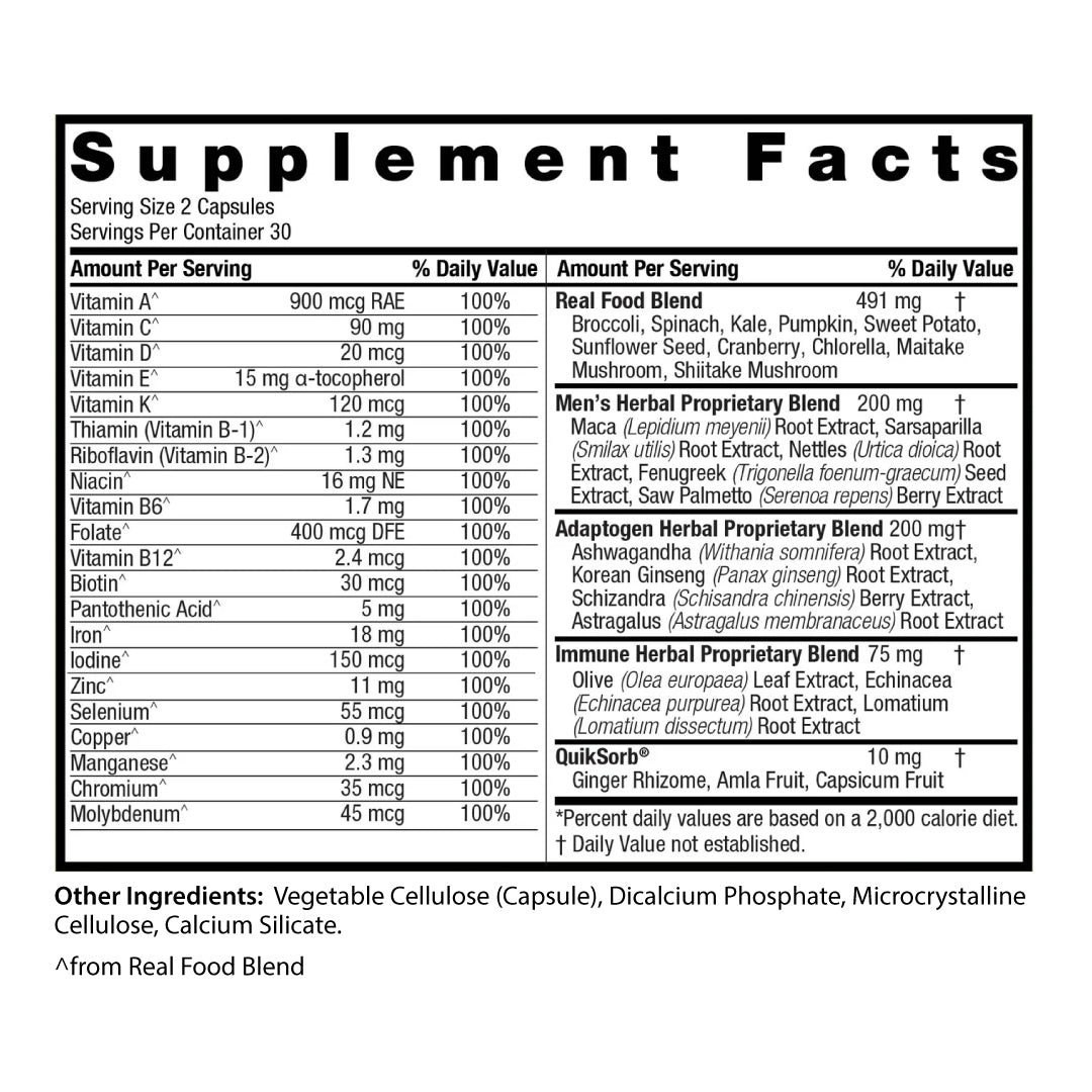 Men's 100 Multivitamin - Veggie Capsules