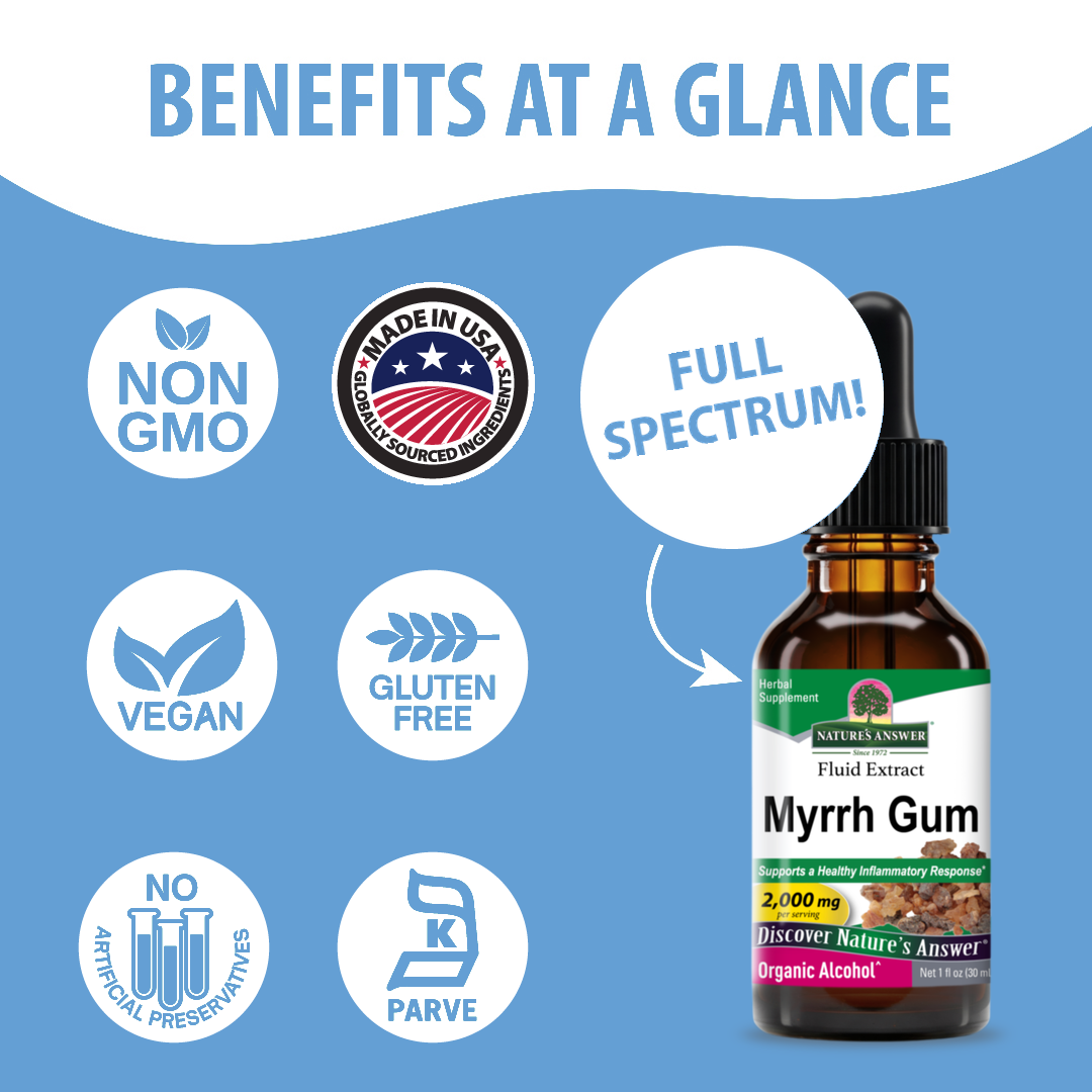 Myrrh Gum Extract - Low Alcohol Liquid