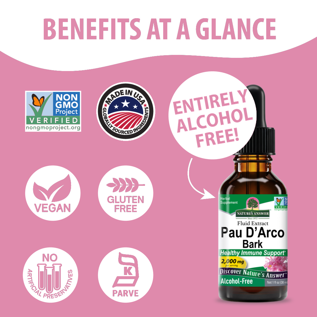 Pau D'Arco Extract - Alcohol Free Liquid
