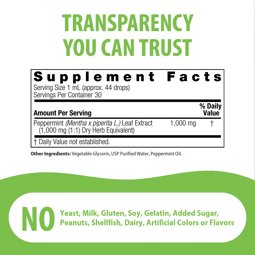 Peppermint Extract - Alcohol Free Liquid